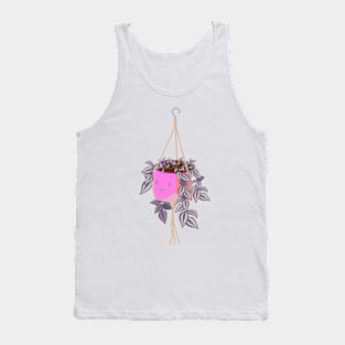 tradscantia plant in lesbian pride pot Tank Top